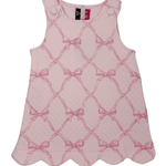 Dainty Bows Quilted A-Line Dress - Sugar Babies Children's Boutique/Meg's Shoppe