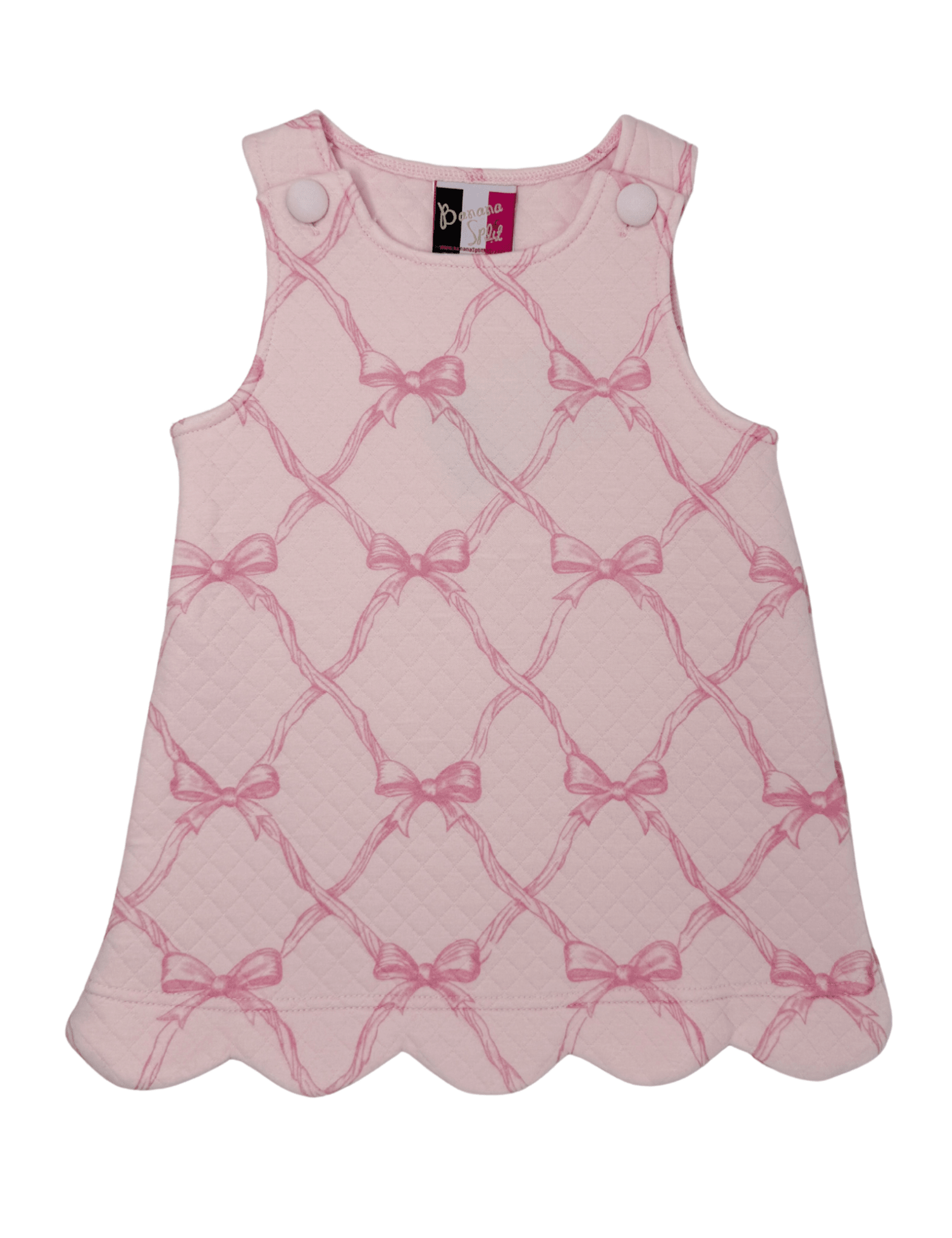 Dainty Bows Quilted A-Line Dress - Sugar Babies Children's Boutique/Meg's Shoppe