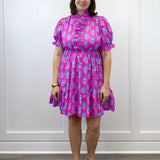 Daisy Darling Smocked Dress - Orchid Short Dresses Umgee