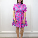 Daisy Darling Smocked Dress - Orchid Short Dresses Umgee