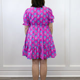 Daisy Darling Smocked Dress - Orchid Short Dresses Umgee