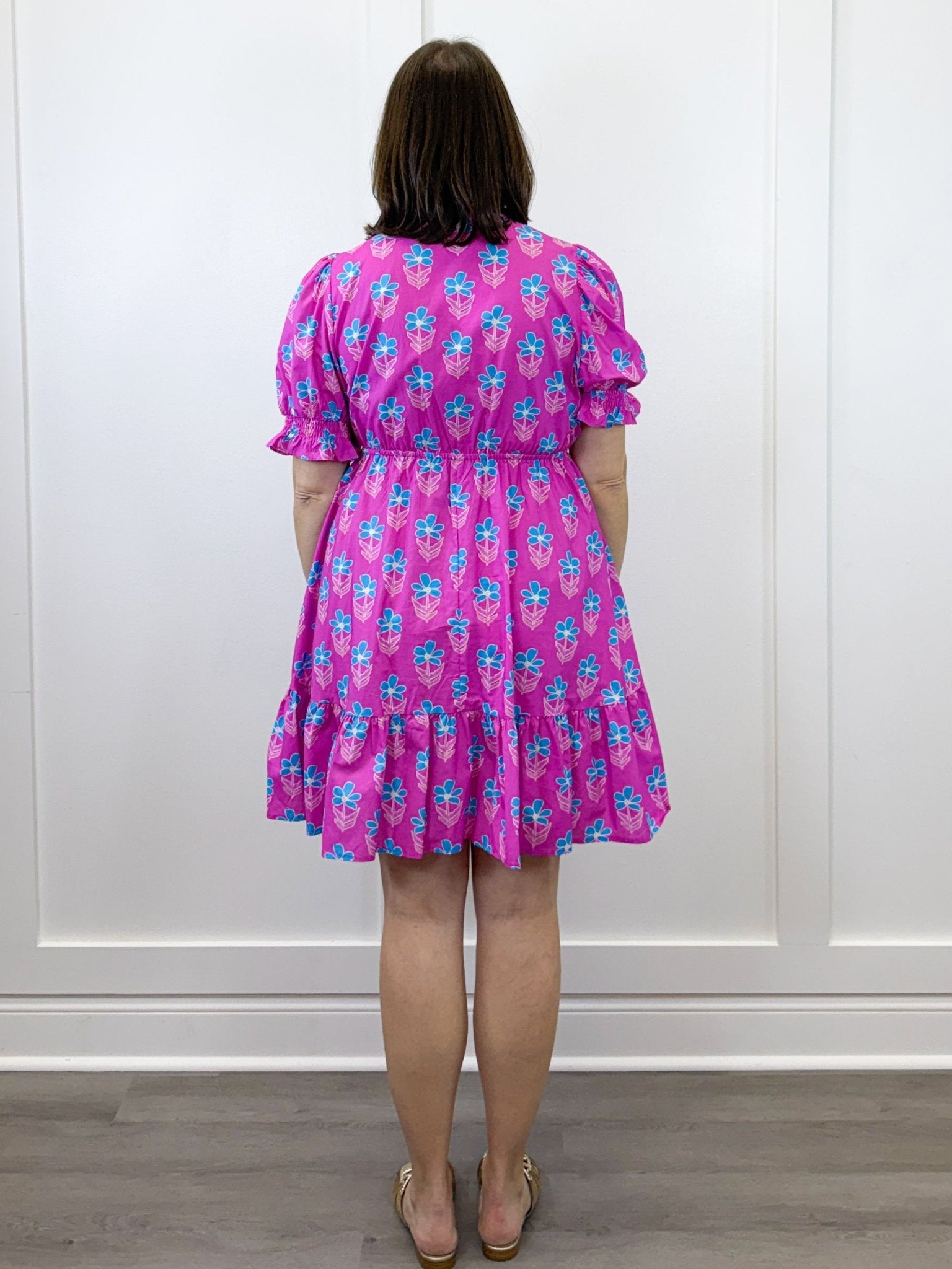 Daisy Darling Smocked Dress - Orchid Short Dresses Umgee
