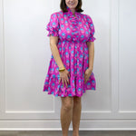 Daisy Darling Smocked Dress - Orchid Short Dresses Umgee