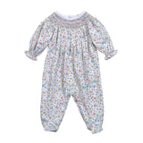 Darlene Pima Hand Smocked Bishop Footie Baby Sleepwear Baby Loren