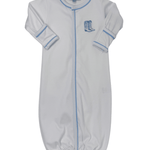 Darling Cowboy Boots Converter - Lt. Blue Baby Sleepwear Magnolia Baby