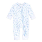 Darling Cowboy Boots Print Playsuit - Lt. Blue Baby Sleepwear Magnolia Baby