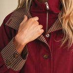 Redbrook Plaid Trim Jacket Outerwear &MERCI