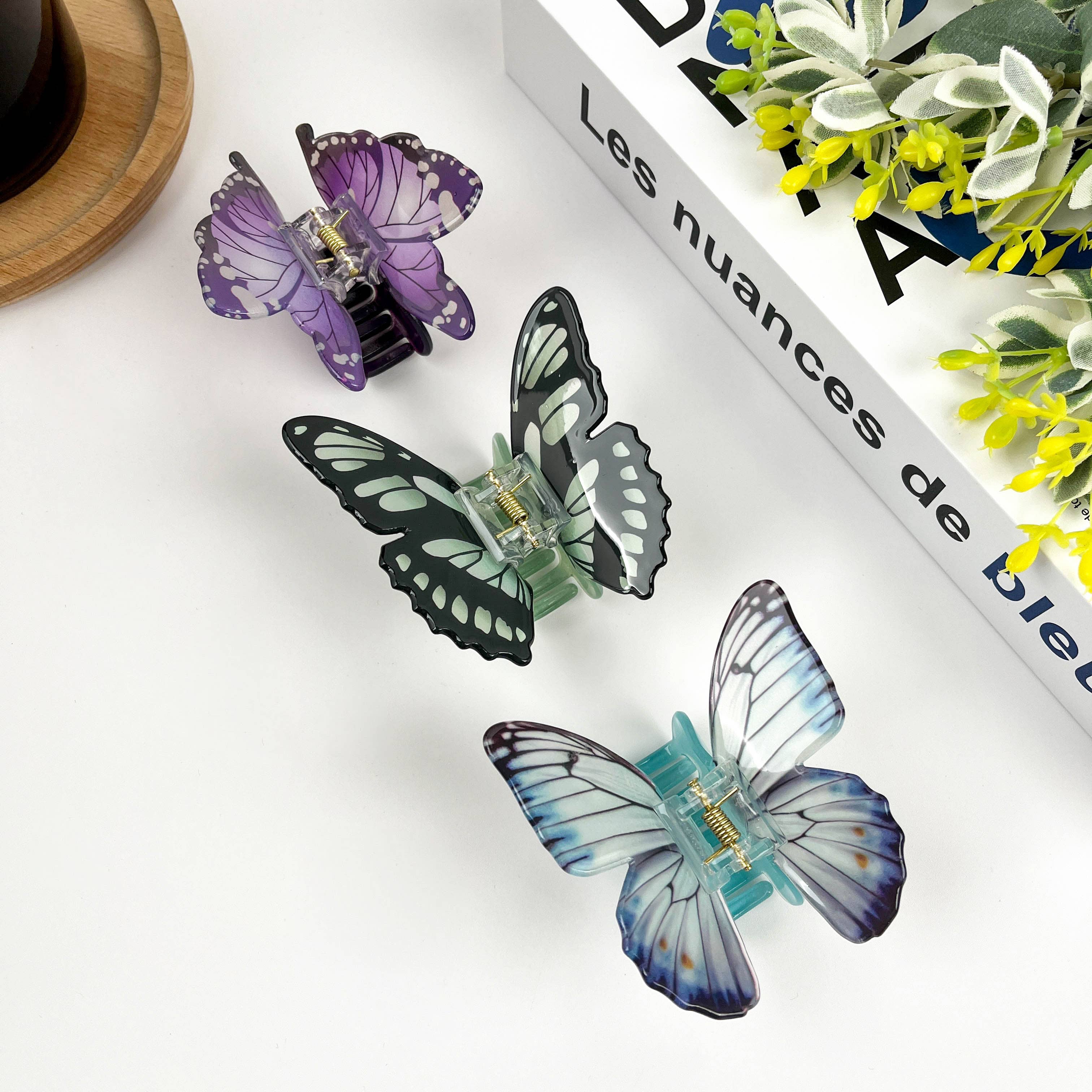 Colorful Butterfly Claw Clip Hair Accessories TheDivaSoap