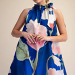 Bloom Bow Dress - Royal Short Dresses Glam