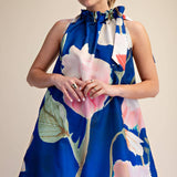 Bloom Bow Dress - Royal Short Dresses Glam