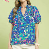 Deep Bloom Dream Top Tops Umgee