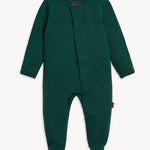 Deep Emerald Footie - Sugar Babies Children's Boutique/Meg's Shoppe