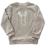 Deer Embroidery Sweater Boys Sweaters + Sweatshirts Emma Jean