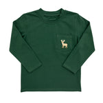 Deer L/S Pocket Tee Boys Tees Itsy Bitsy