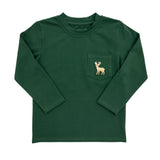 Deer L/S Pocket Tee Boys Tees Itsy Bitsy