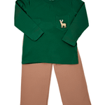 Deer L/S Pocket Tee Boys Tees Itsy Bitsy