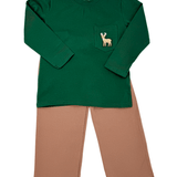 Deer L/S Pocket Tee Boys Tees Itsy Bitsy