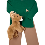 Deer L/S Pocket Tee Boys Tees Itsy Bitsy