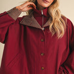 Redbrook Plaid Trim Jacket Outerwear &MERCI