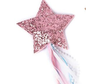 Deluxe Twinkle Twinkle Star Wands - Assorted Kids Misc Accessories Great Pretenders Pink