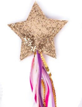 Deluxe Twinkle Twinkle Star Wands - Assorted Kids Misc Accessories Great Pretenders Gold