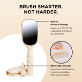 Detangler Hair Brush for Fine Hair - Tan Self-Care TELETIES
