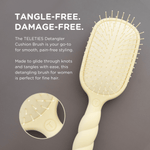 Detangler Hair Brush for Fine Hair - Tan Self-Care TELETIES