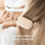 Detangler Hair Brush for Fine Hair - Tan Self-Care TELETIES