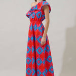 Devany Mix Media One Shoulder Midi Dress Long Dresses Sugarlips