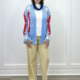 Diamond Skies Cardigan - Sky Blue Sweaters Umgee