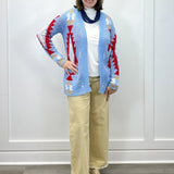 Diamond Skies Cardigan - Sky Blue Sweaters Umgee