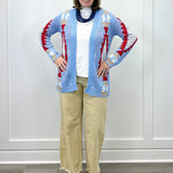 Diamond Skies Cardigan - Sky Blue Sweaters Umgee