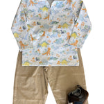Dino Adventures 1/4 Zip Pullover Boys Sweaters + Sweatshirts Trotter Street Kids