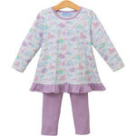 Dino Adventures Ruffle Pant Set Girls Sets Trotter Street Kids