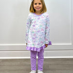 Dino Adventures Ruffle Pant Set Girls Sets Trotter Street Kids