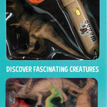 Dino Play Set w/ Torch Projector Toys Wenno USA