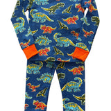 Dino Roar Stretch Cotton Pajama Set Kids Pajamas Hatley