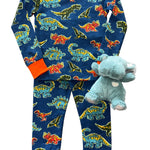 Dino Roar Stretch Cotton Pajama Set Kids Pajamas Hatley