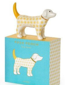 Dog Ceramic Ring Holder - Assorted Home Decor Two's Company Yellow