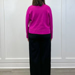 Double Knit Collared Sweater Cardigan - Pink Flambe Sweaters Tribal