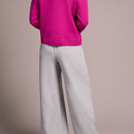 Double Knit Collared Sweater Cardigan - Pink Flambe Sweaters Tribal