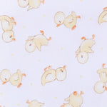 Downy Ducklings Print Zip Footie - Sugar Babies Children's Boutique/Meg's Shoppe