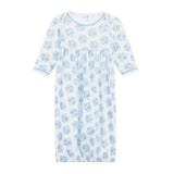 Dreamy Hydrangeas Print Gathered Gown - Sugar Babies Children's Boutique/Meg's Shoppe