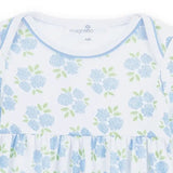 Dreamy Hydrangeas Print Gathered Gown - Sugar Babies Children's Boutique/Meg's Shoppe