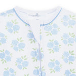 Dreamy Hydrangeas Print Zip Footie - Sugar Babies Children's Boutique/Meg's Shoppe