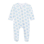Dreamy Hydrangeas Print Zip Footie - Sugar Babies Children's Boutique/Meg's Shoppe