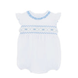 Dreamy Hydrangeas Smocked Bubble Baby Sleepwear Magnolia Baby