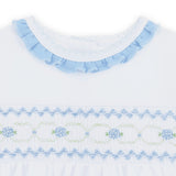 Dreamy Hydrangeas Smocked Bubble Baby Sleepwear Magnolia Baby