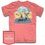 Ducks and Bucks S/S Shirt - Watermelon Boys Tees Fieldstone