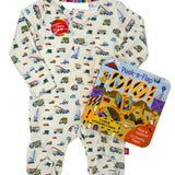 Dumps Like A Truck Modal Footie Baby Sleepwear Magnetic Me